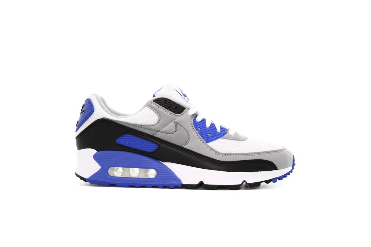 Air max 90 2024 white/particle grey-royal blue